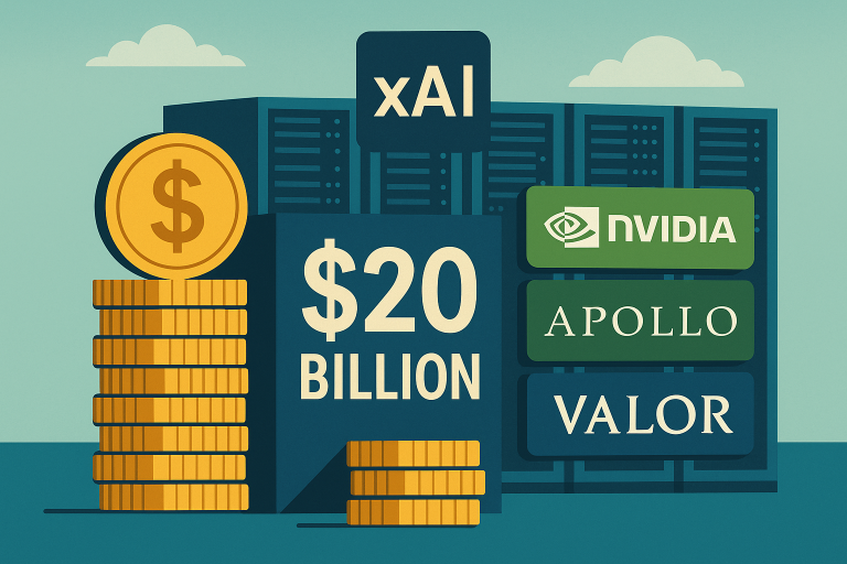 Elon Musk’s xAI secures $20B boost as Nvidia, Apollo, and Valor back data centre expansion