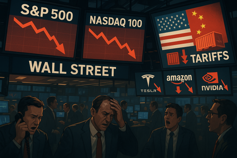 Wall Street sinks after Trump tariff threats, S&P, Nasdaq, Nvidia and Tesla plunge