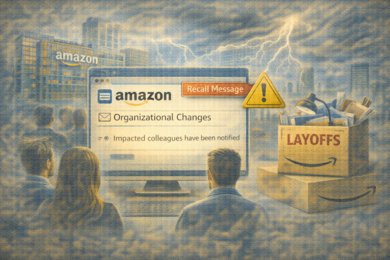 Amazon staff rattled after premature email hints at fresh layoffs