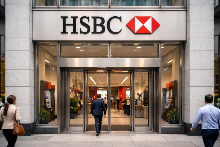 HSBC share price soars in Hong Kong as wealth unit boosts earnings